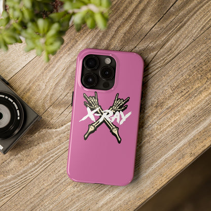 Tough Phone Case Light Pink XX-RAY