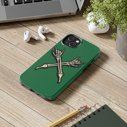 Tough Phone Case Green X