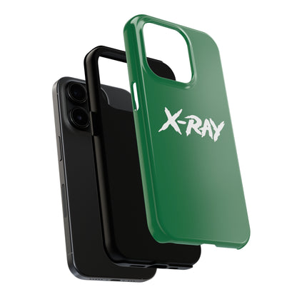 Tough Phone Case Green X-RAY