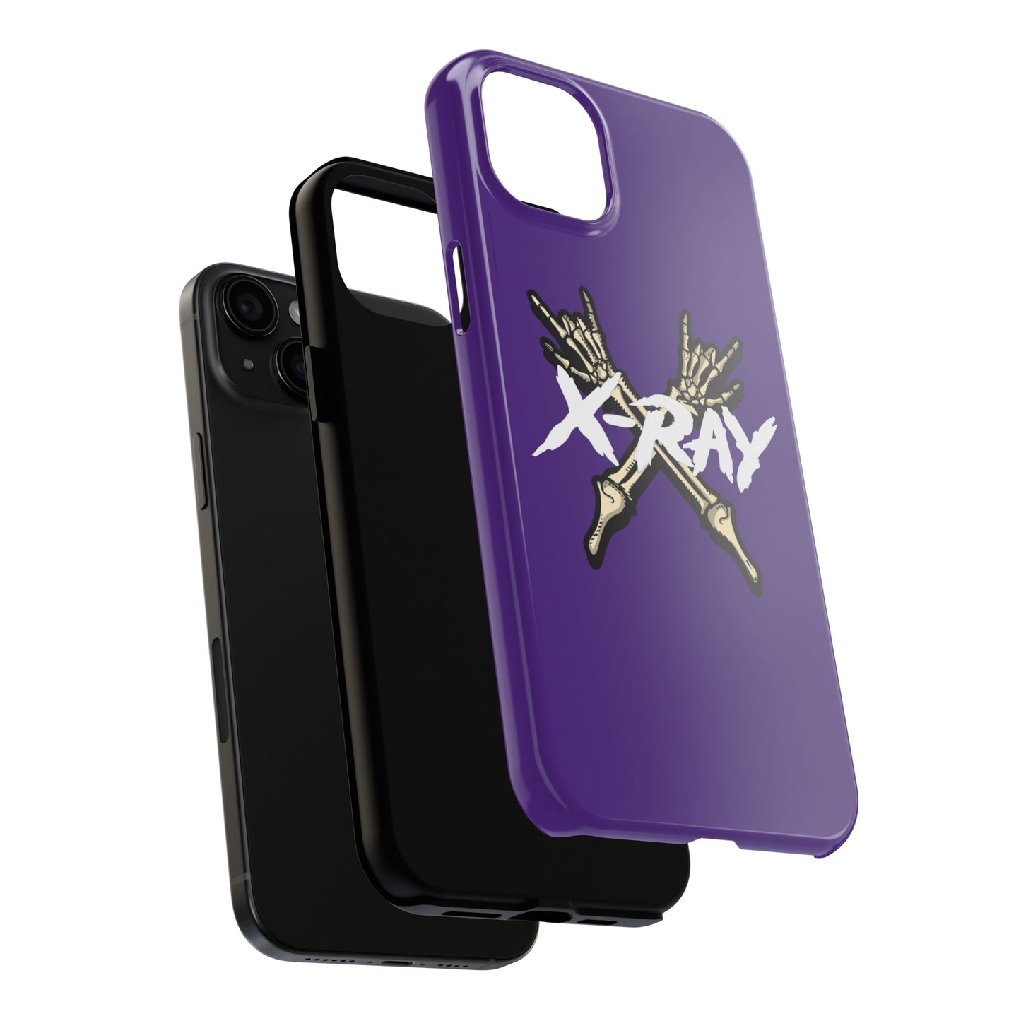 Tough Phone Case Purple XX-RAY