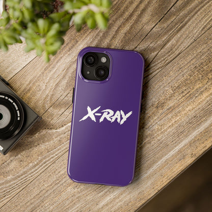 Tough Phone Case Purple X-RAY