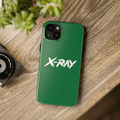 Tough Phone Case Green X-RAY