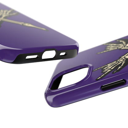 Tough Phone Case Purple X