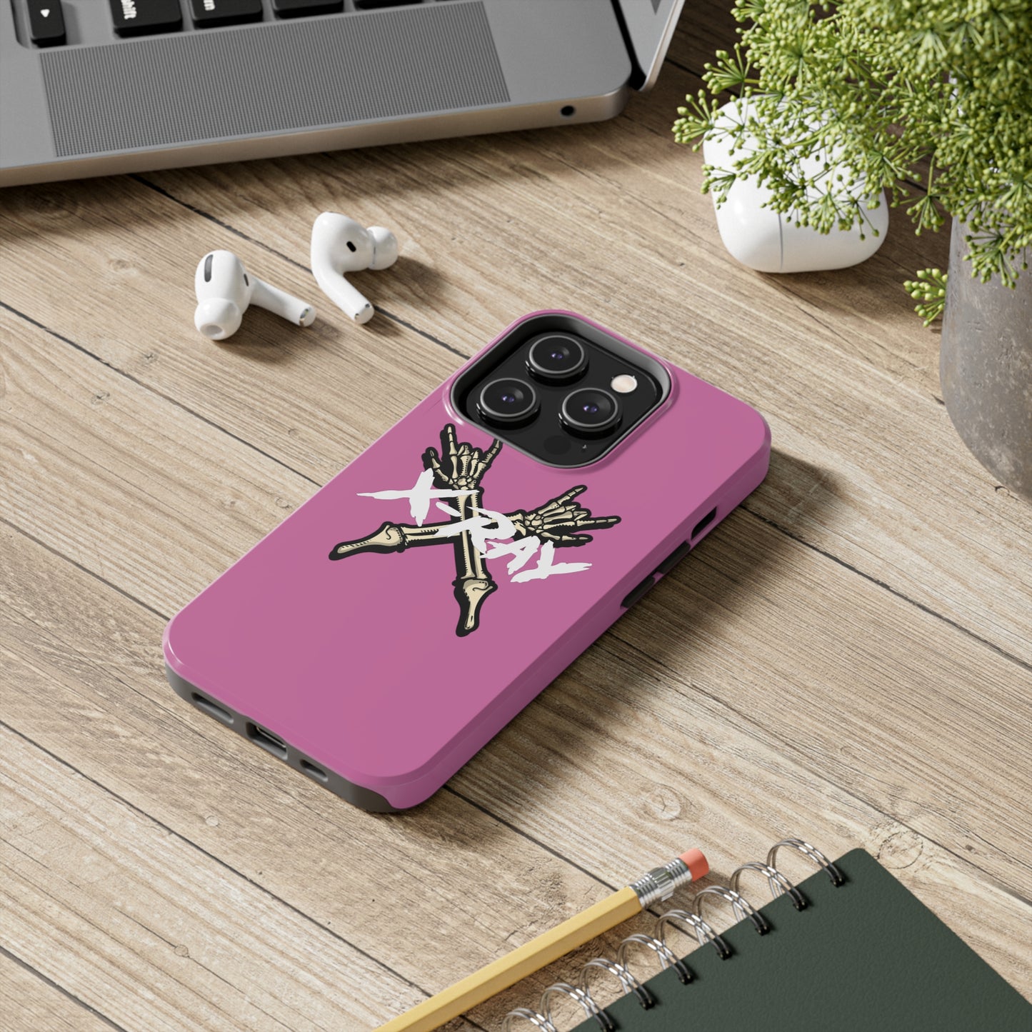 Tough Phone Case Light Pink XX-RAY