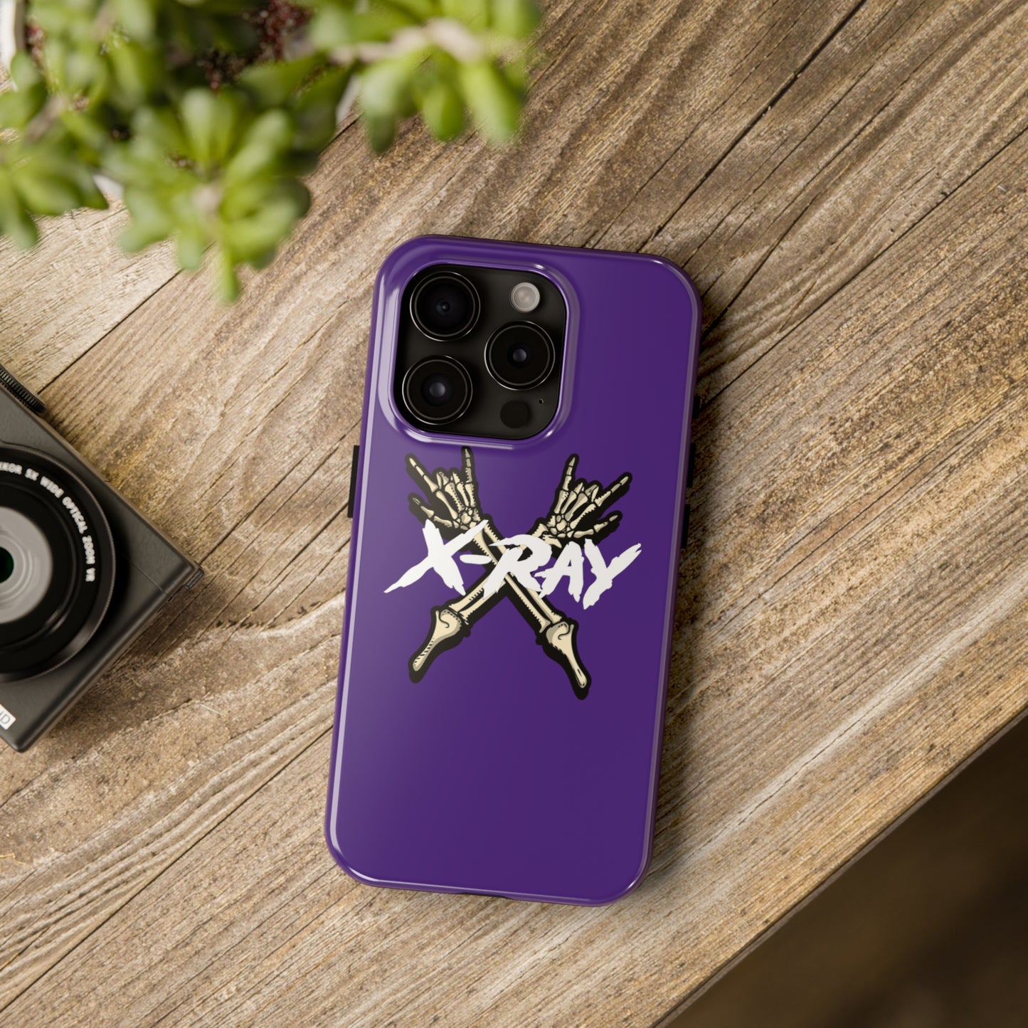 Tough Phone Case Purple XX-RAY