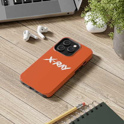 Tough Phone Case Orange X-RAY