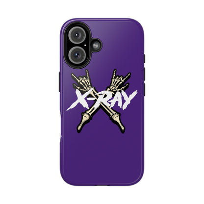 Tough Phone Case Purple XX-RAY