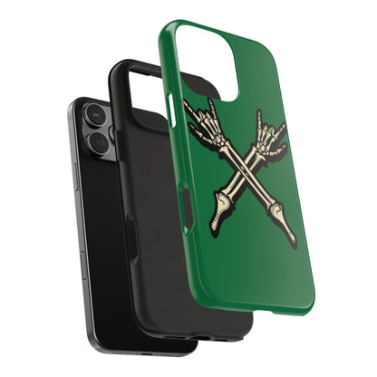 Tough Phone Case Green X