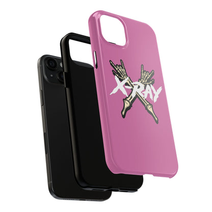 Tough Phone Case Light Pink XX-RAY