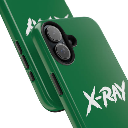 Tough Phone Case Green X-RAY