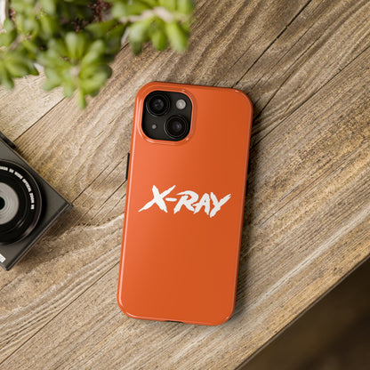 Tough Phone Case Orange X-RAY