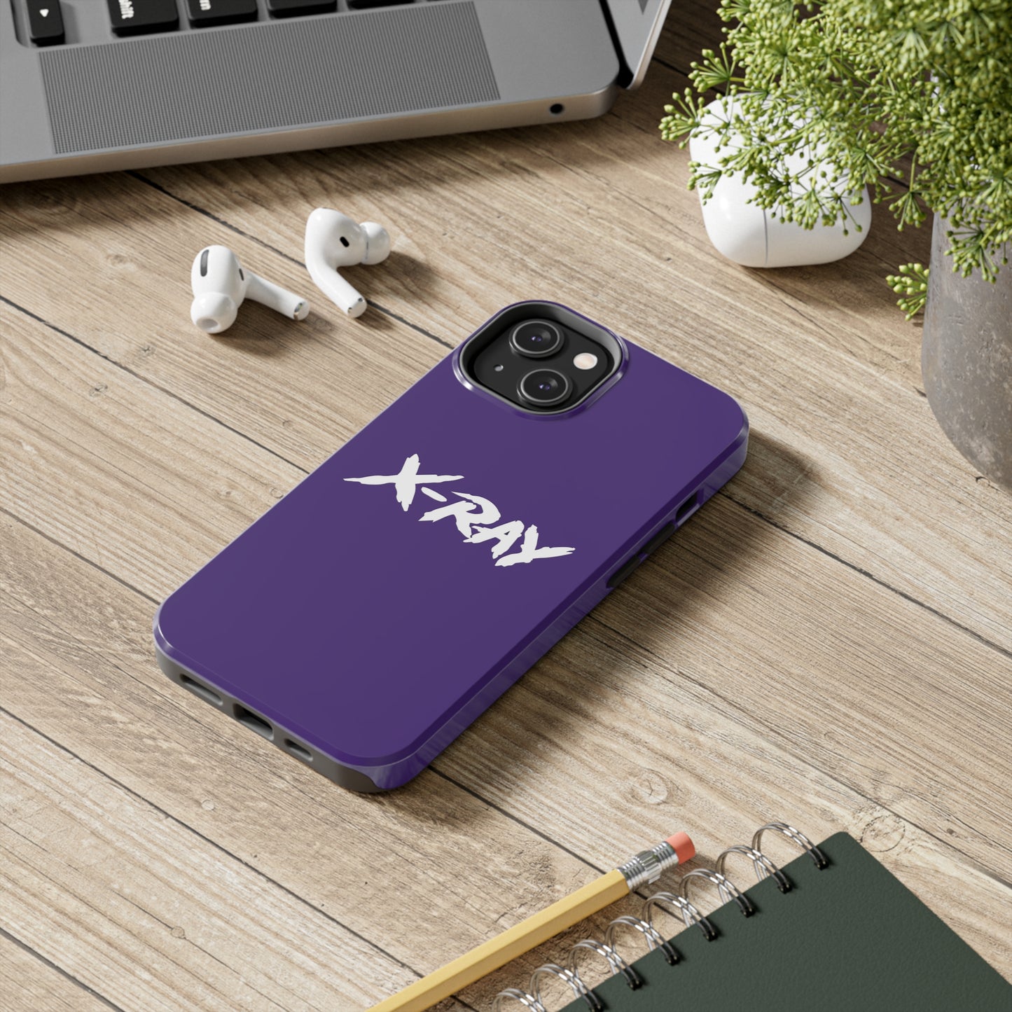 Tough Phone Case Purple X-RAY