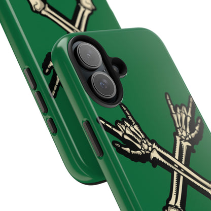 Tough Phone Case Green X