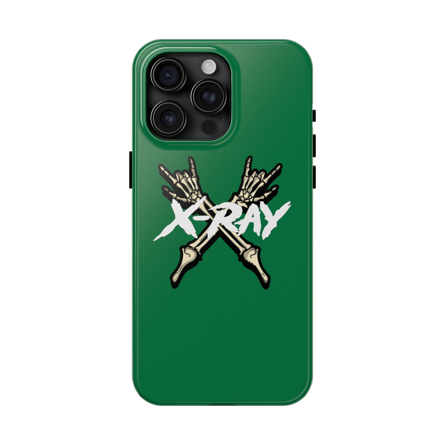 Tough Phone Case Green XX-RAY