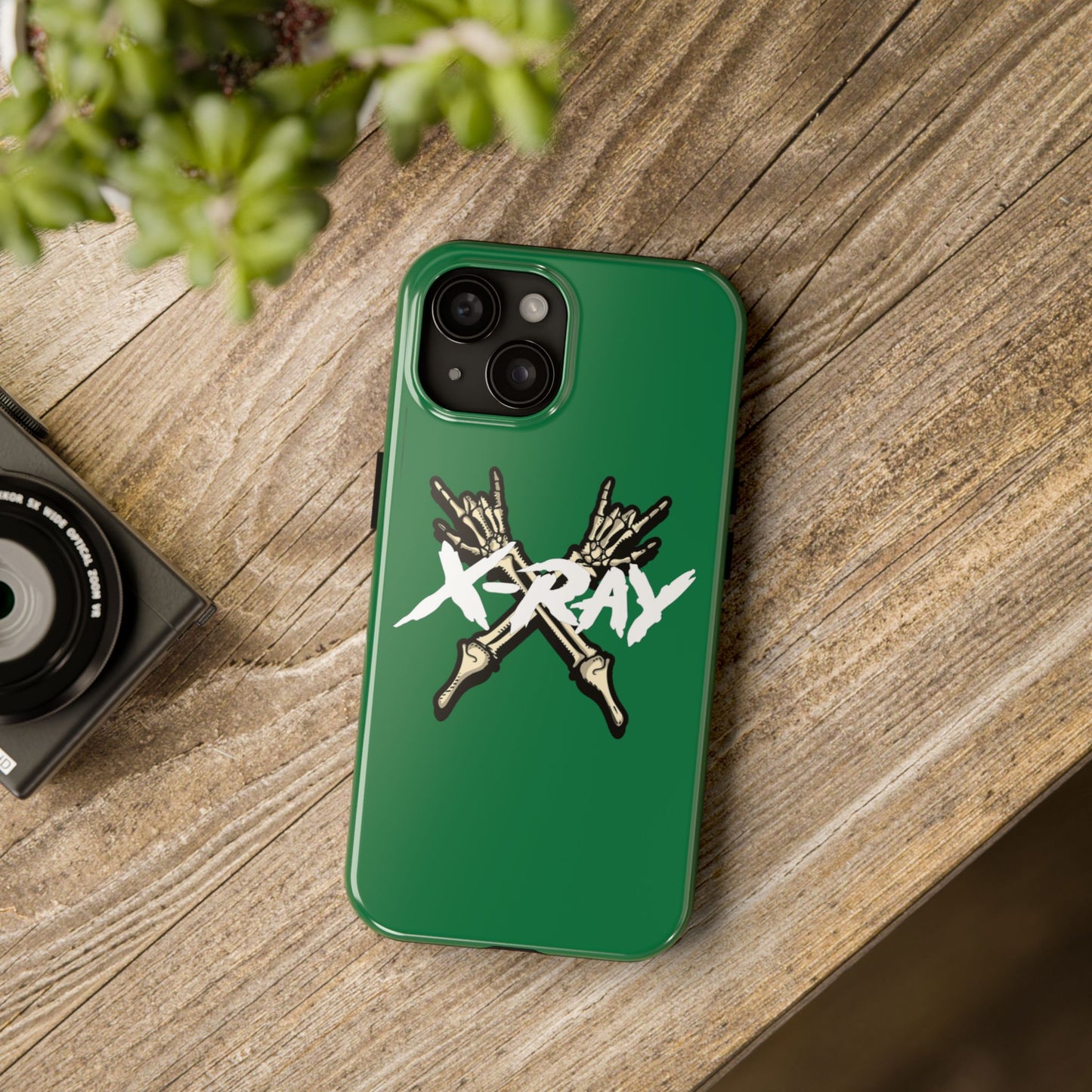 Tough Phone Case Green XX-RAY