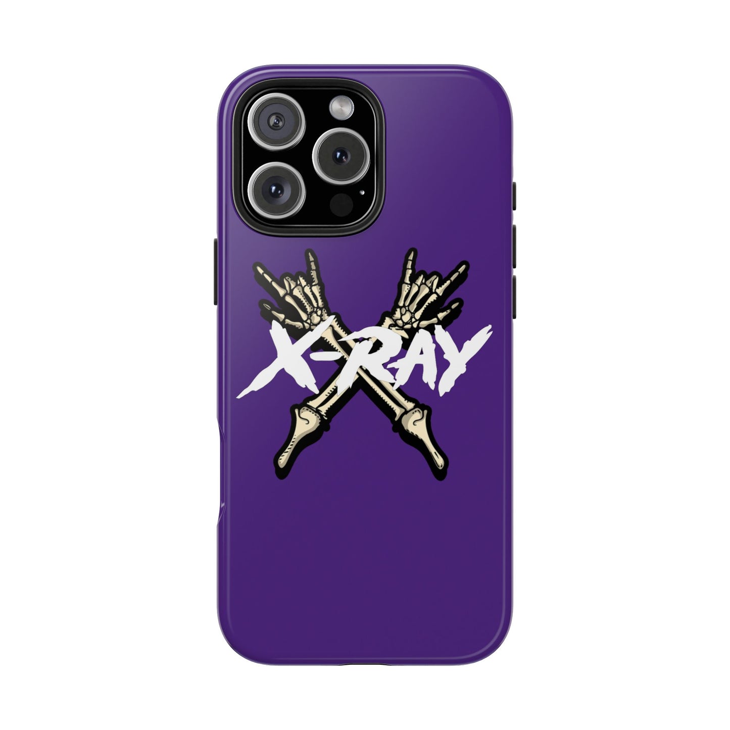 Tough Phone Case Purple XX-RAY