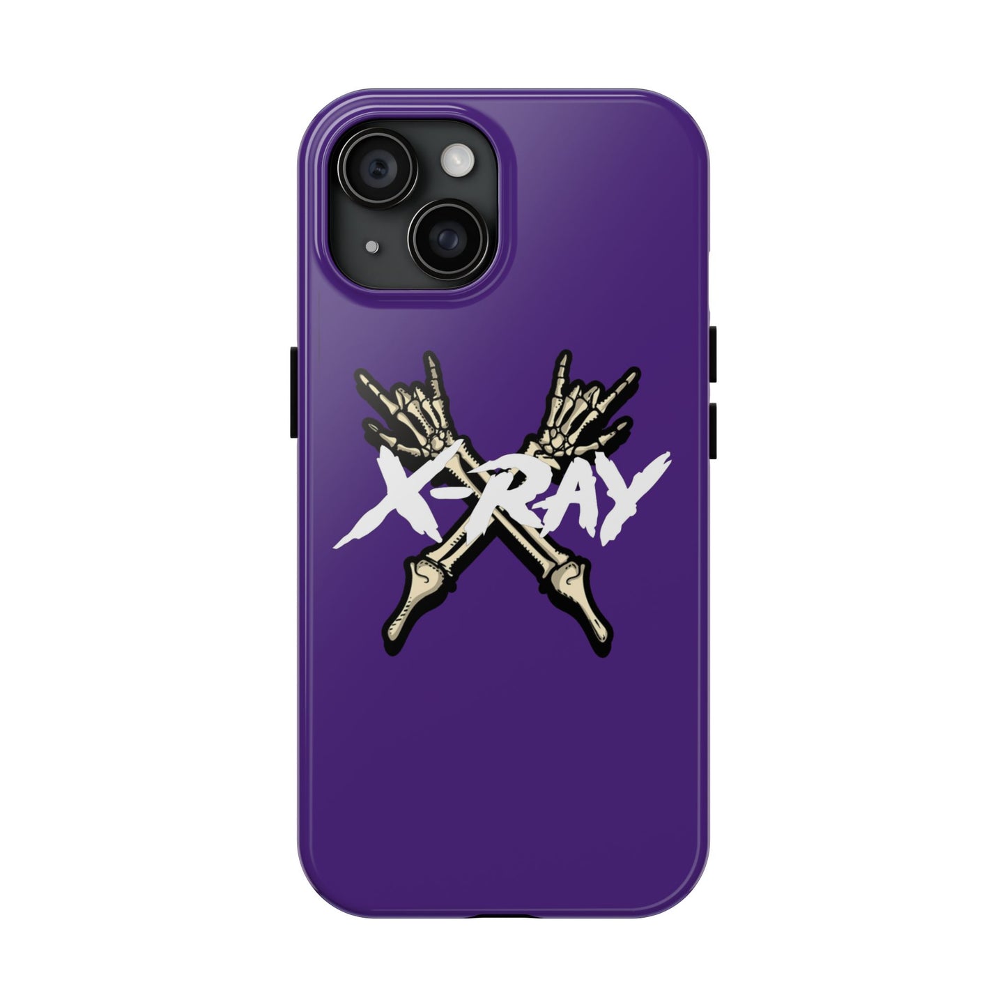 Tough Phone Case Purple XX-RAY