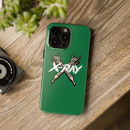 Tough Phone Case Green XX-RAY