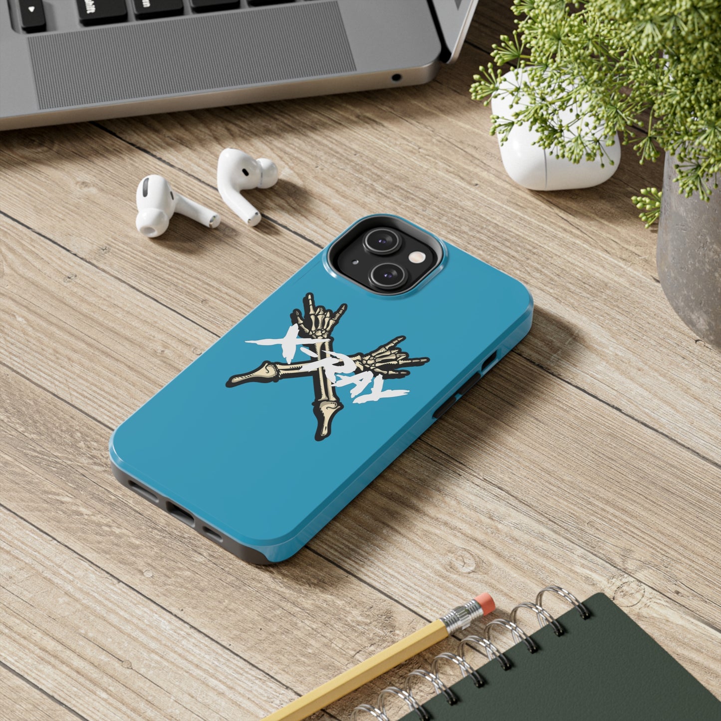 Tough Phone Case Turquoise XX-RAY