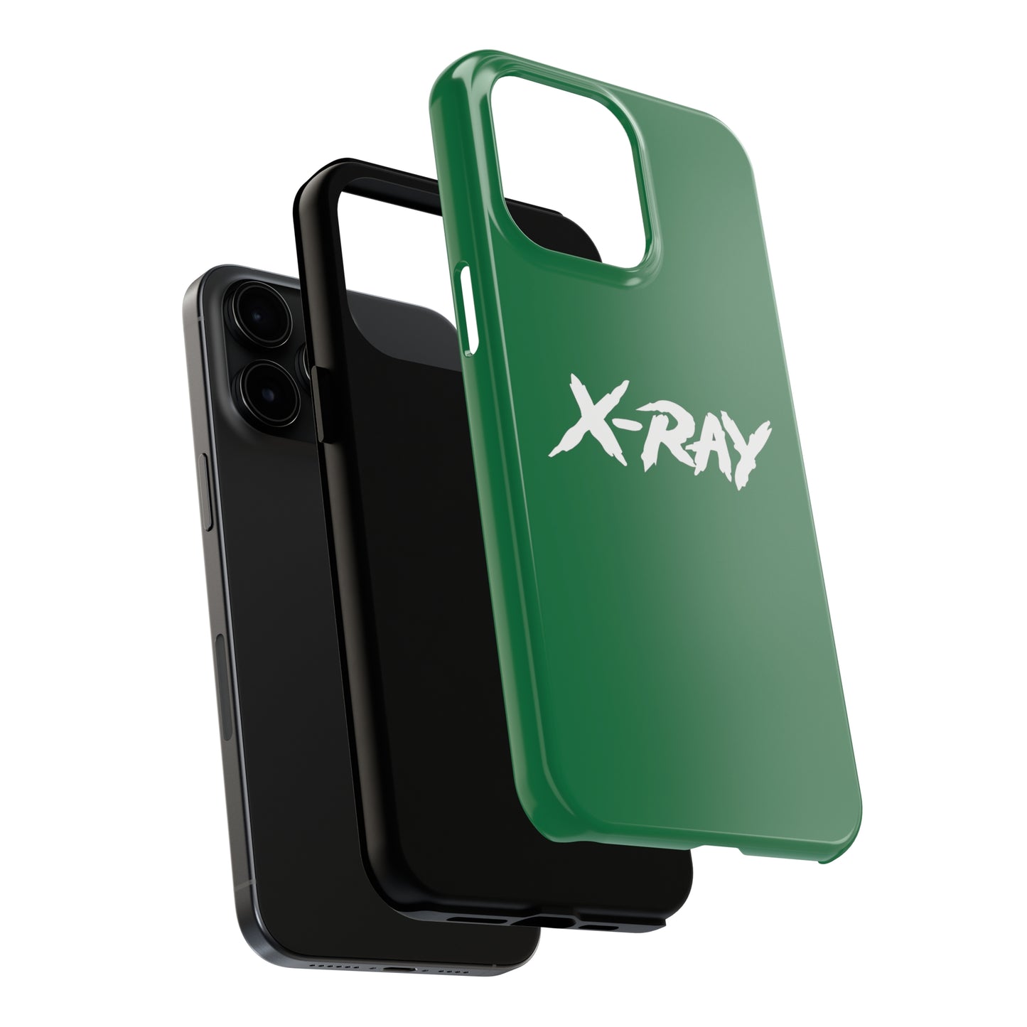 Tough Phone Case Green X-RAY