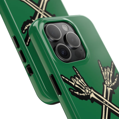 Tough Phone Case Green X