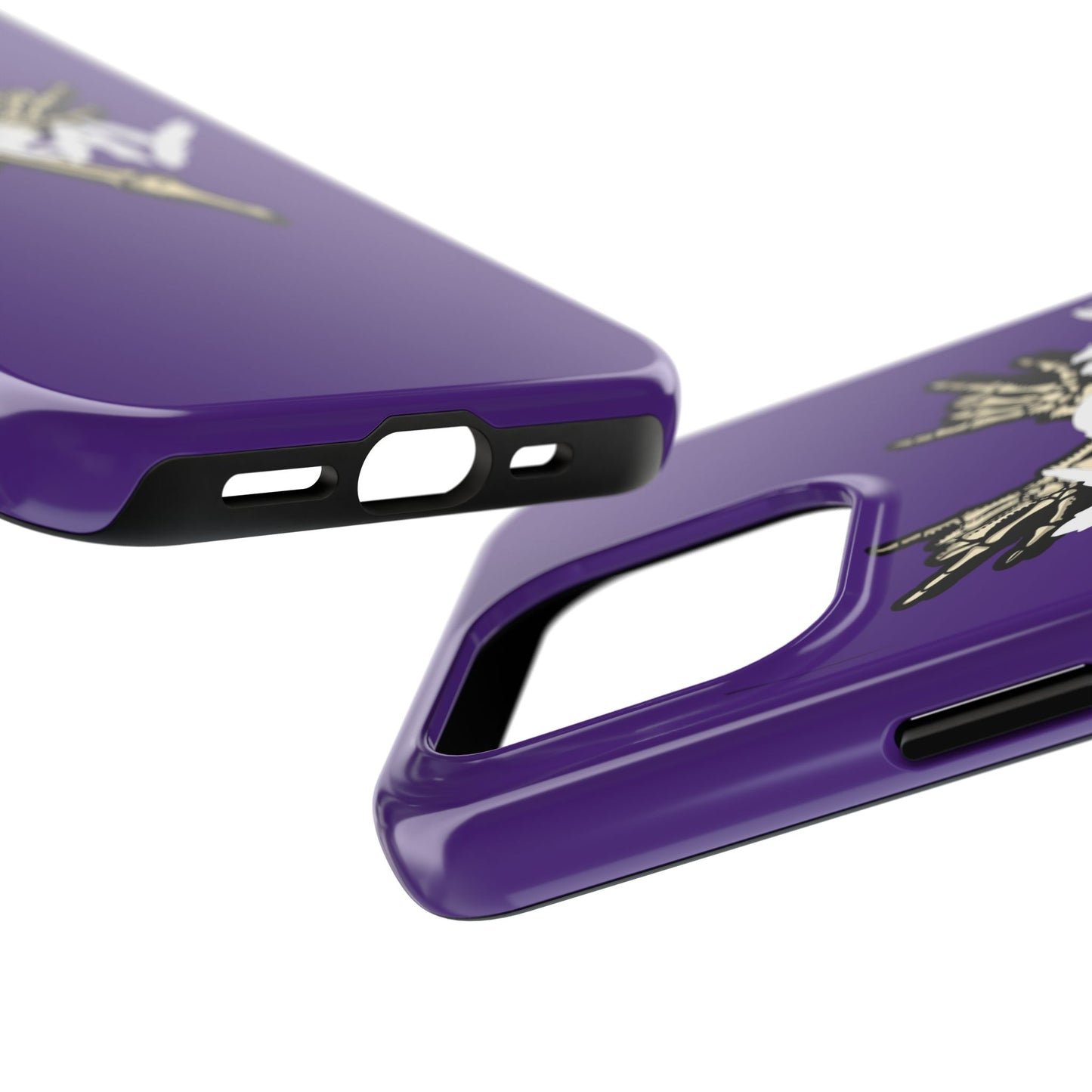 Tough Phone Case Purple XX-RAY