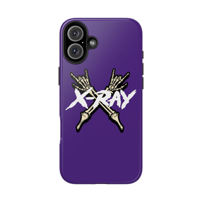 Tough Phone Case Purple XX-RAY