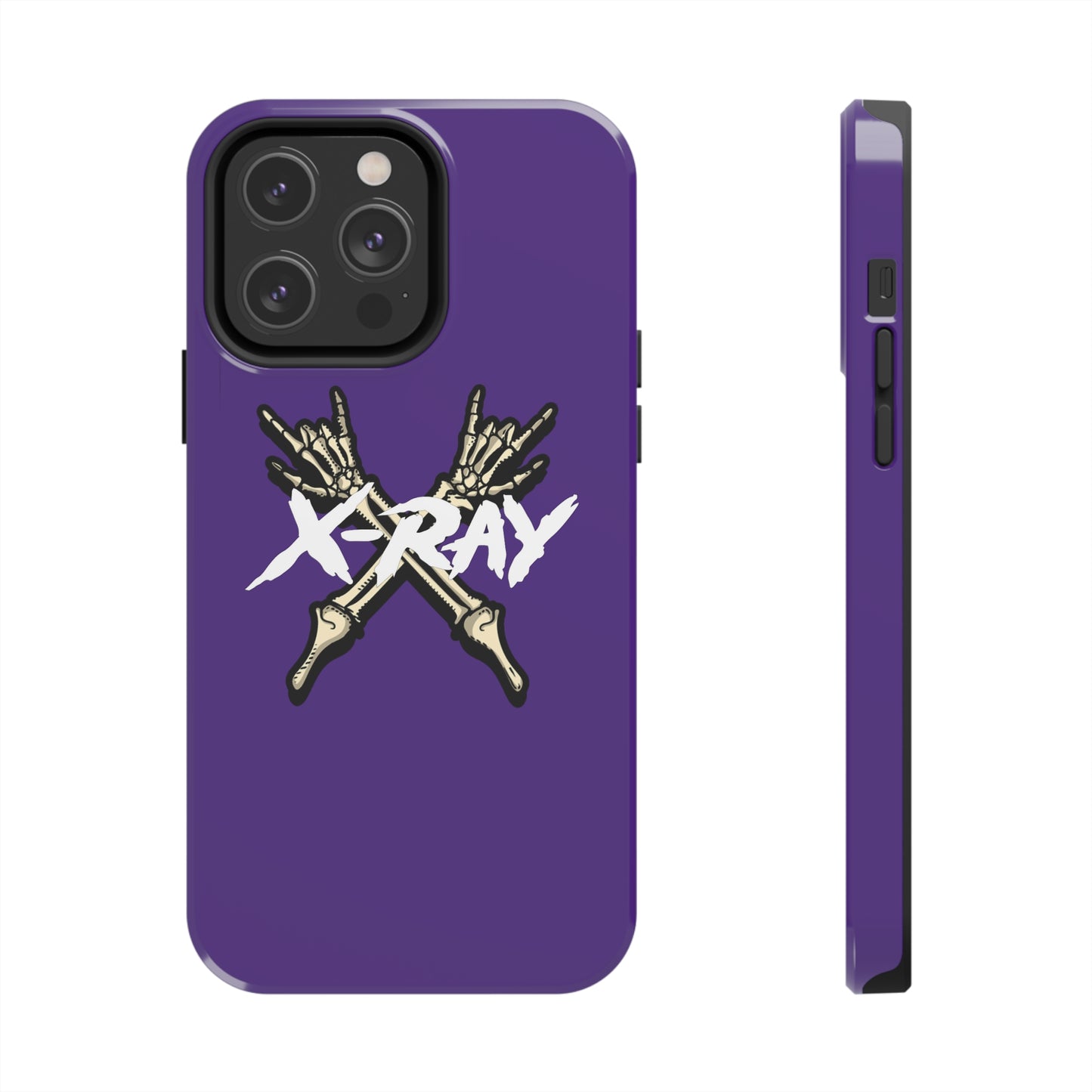 Tough Phone Case Purple XX-RAY