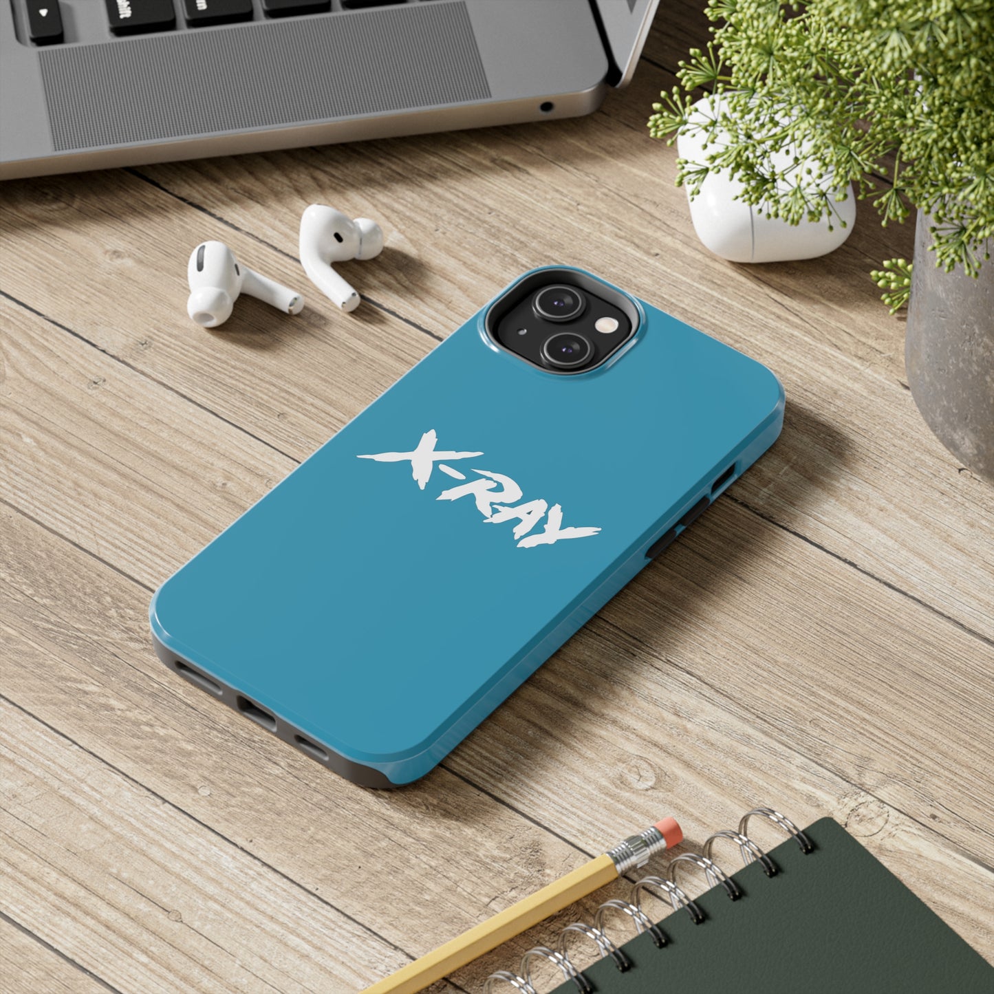 Tough Phone Case Turquoise X-RAY