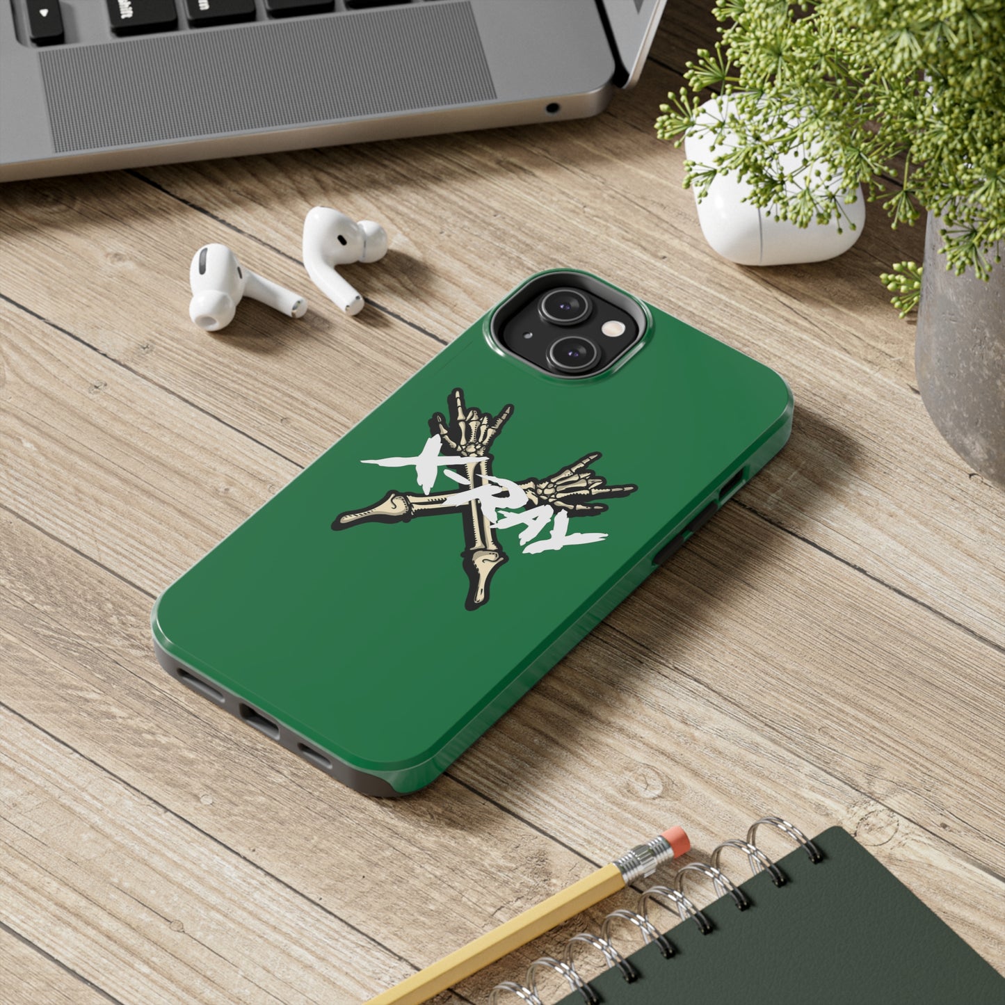 Tough Phone Case Green XX-RAY