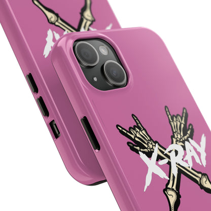 Tough Phone Case Light Pink XX-RAY