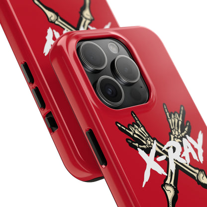 Tough Phone Case Red XX-RAY