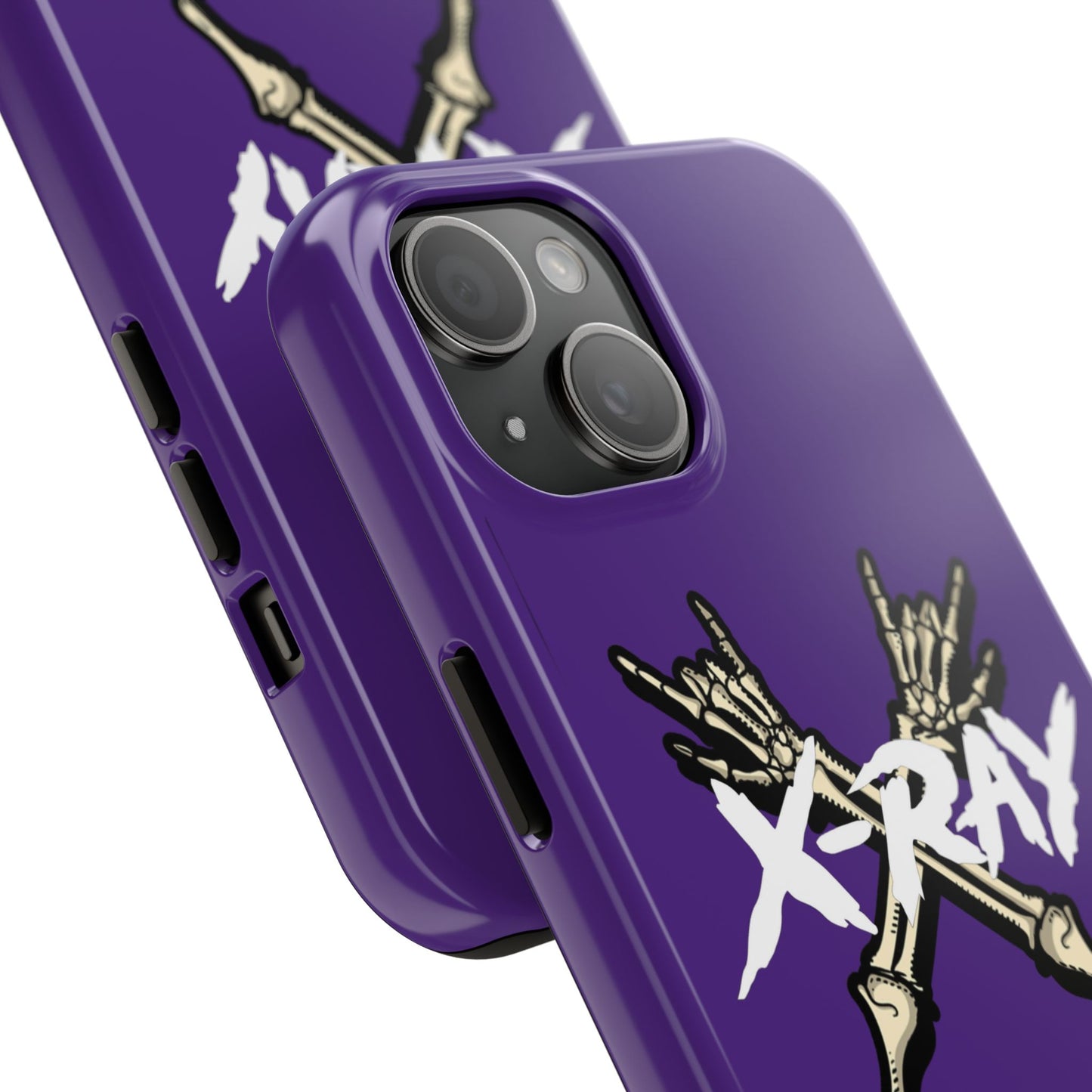 Tough Phone Case Purple XX-RAY