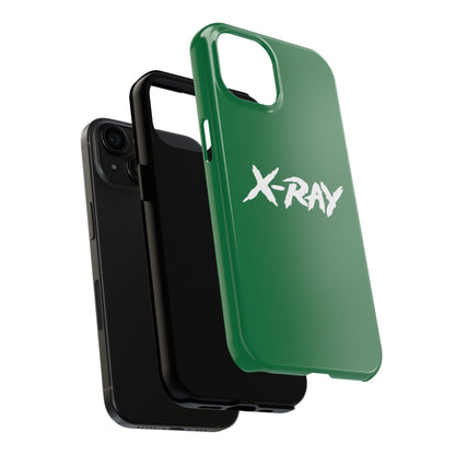 Tough Phone Case Green X-RAY