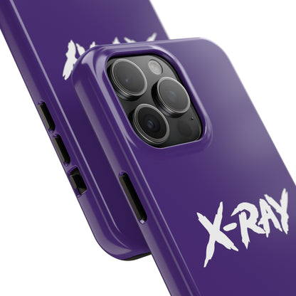 Tough Phone Case Purple X-RAY