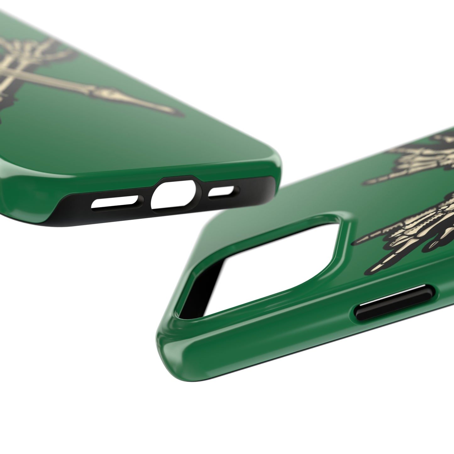 Tough Phone Case Green X