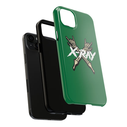 Tough Phone Case Green XX-RAY