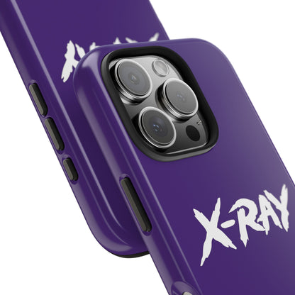 Tough Phone Case Purple X-RAY