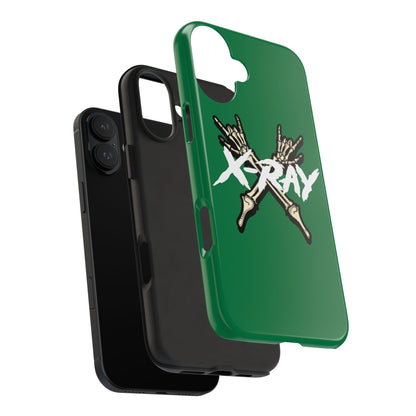 Tough Phone Case Green XX-RAY