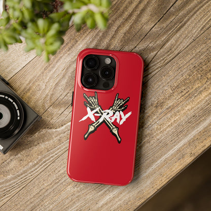 Tough Phone Case Red XX-RAY