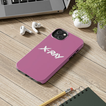 Tough Phone Case Light Pink X-RAY