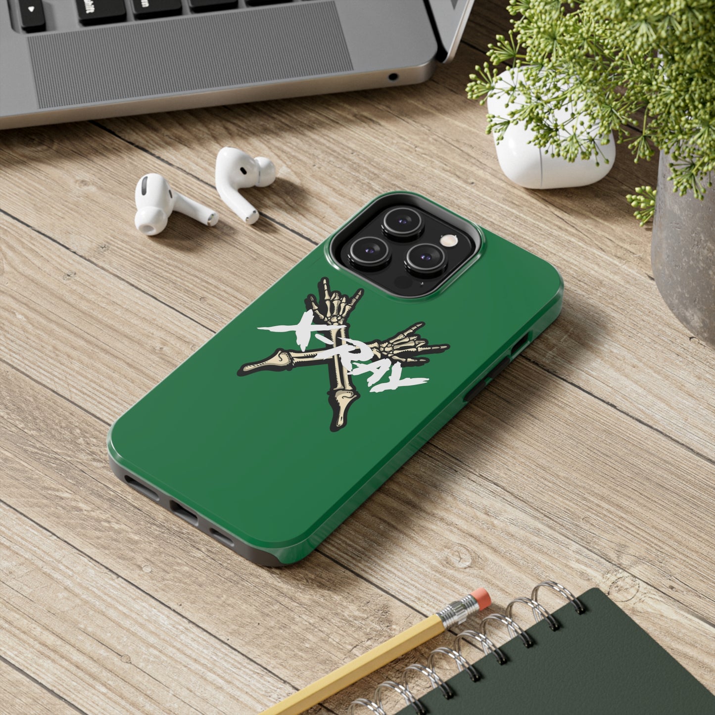 Tough Phone Case Green XX-RAY