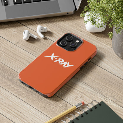 Tough Phone Case Orange X-RAY