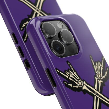 Tough Phone Case Purple X