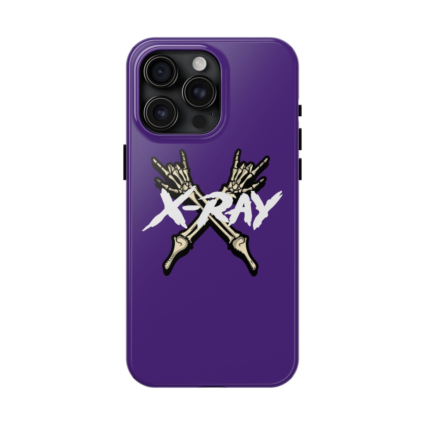 Tough Phone Case Purple XX-RAY