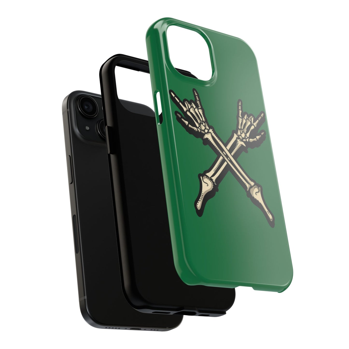 Tough Phone Case Green X