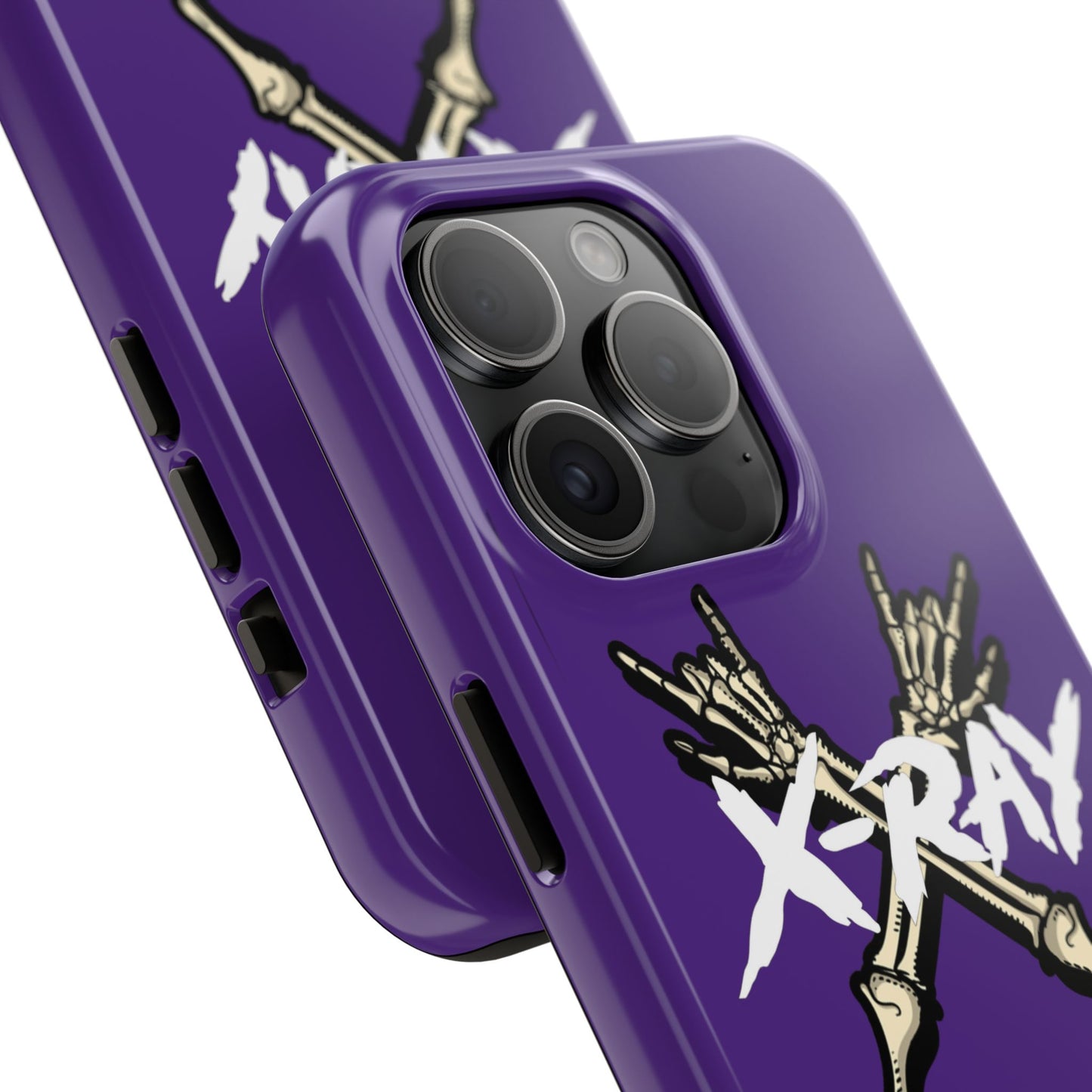 Tough Phone Case Purple XX-RAY