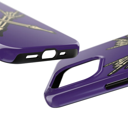 Tough Phone Case Purple X