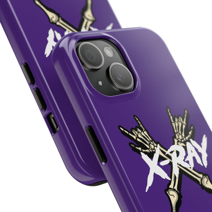 Tough Phone Case Purple XX-RAY