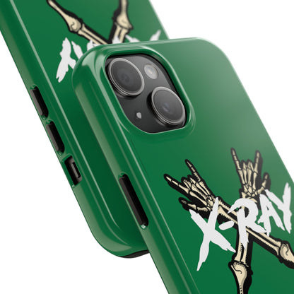 Tough Phone Case Green XX-RAY